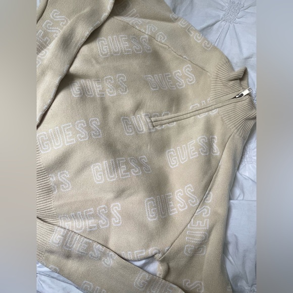 GUESS 1/4 Zip Knit Sweater - Picture 3 of 10